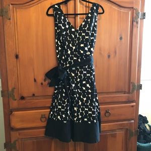 Jones Wear Black Polka Dot Dress Plus Size